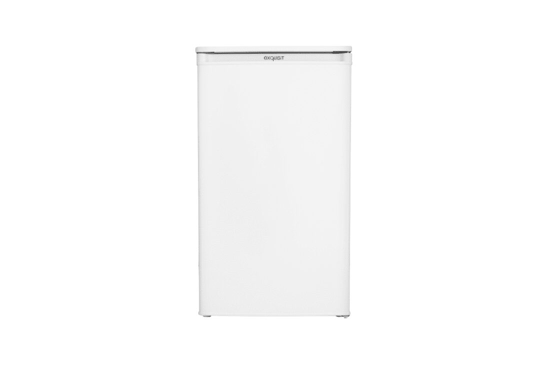 Vrijstaande koelkast tafelmodel in de kleur wit.
