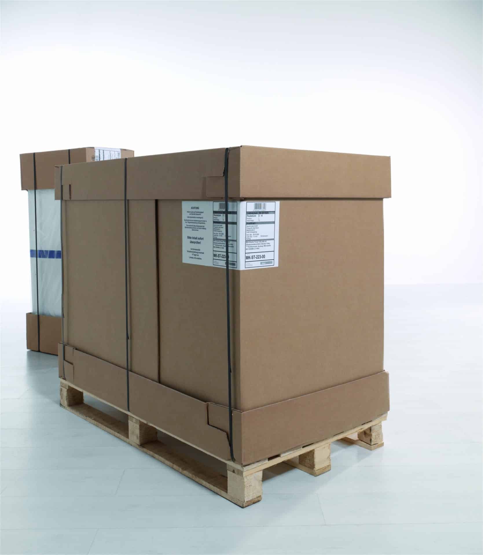 Steel lijn keuken klaar voor verzending