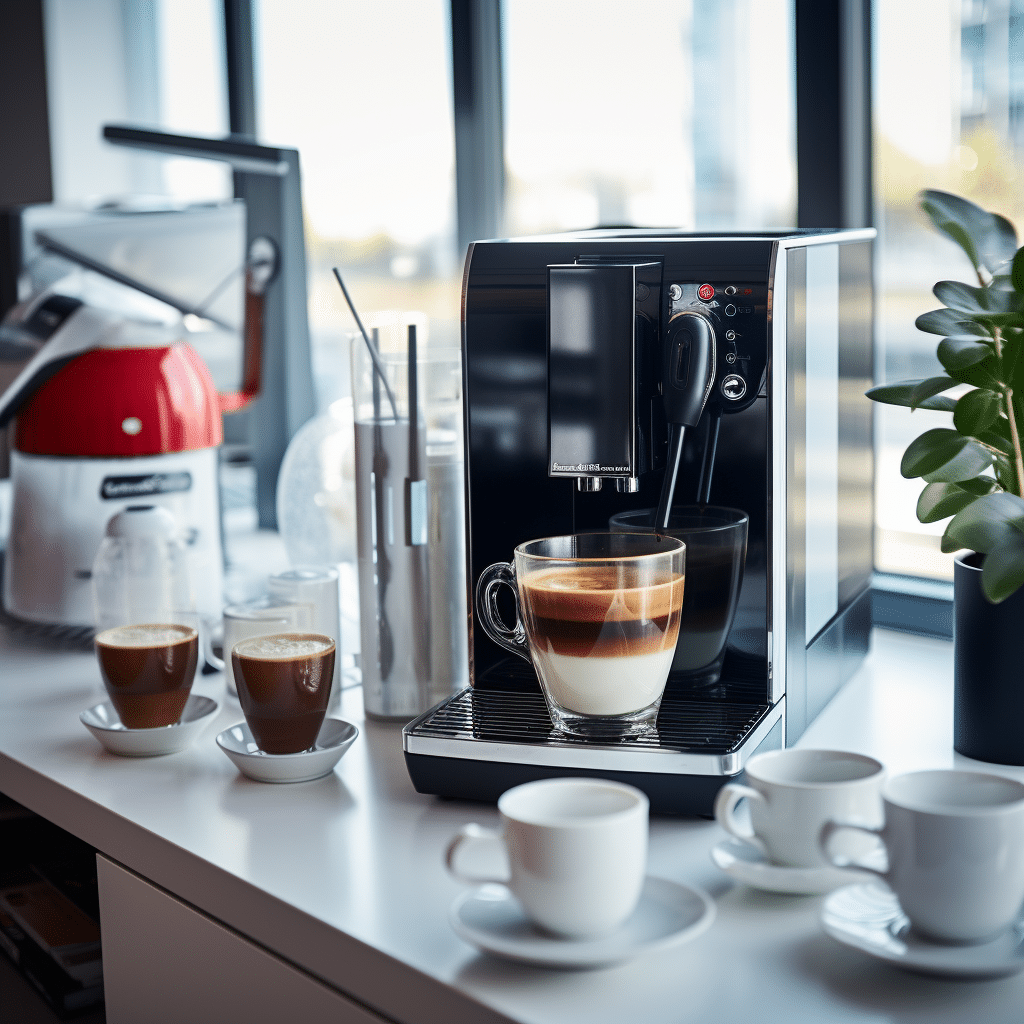 Koffiekeuken met vaatwasser